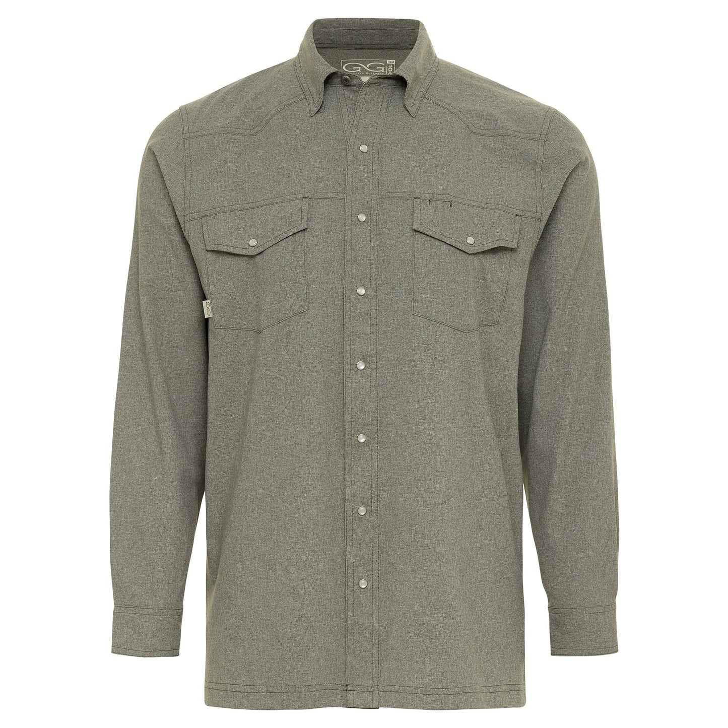 GameGuard Agave Pearl Snap Shirt | Long Sleeve