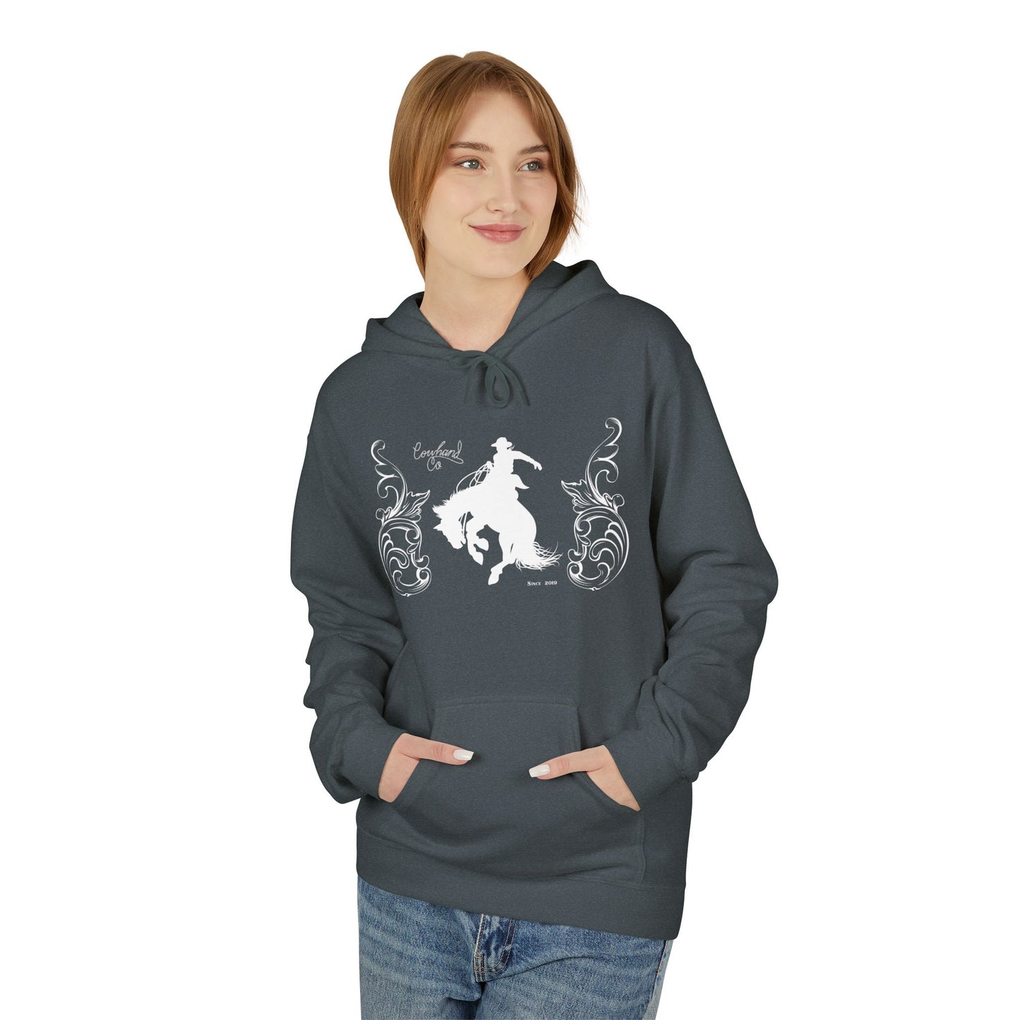 Cowhand Bronc Fleece Hoodie