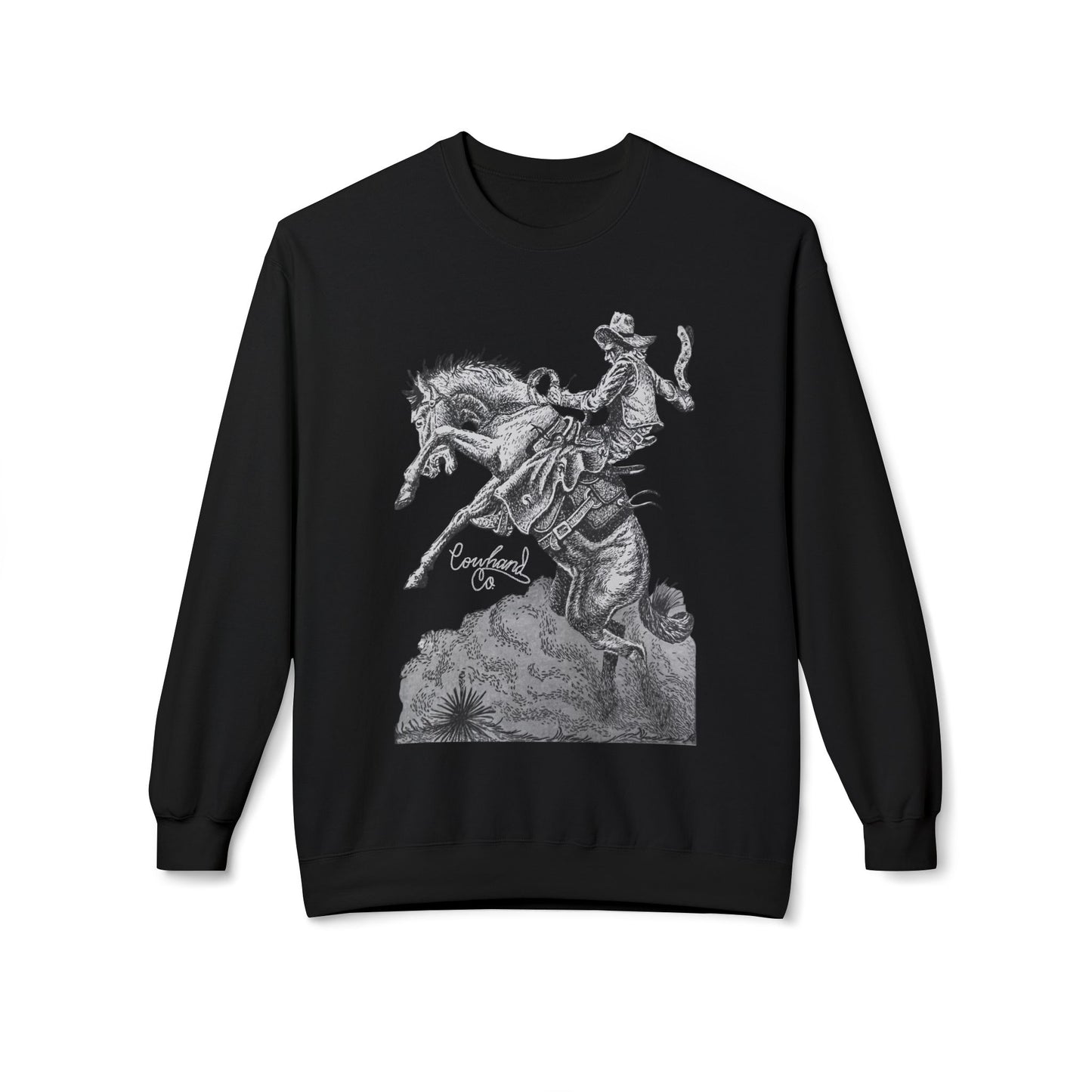 Whip & Spur Cowhand Softstyle Fleece Crewneck Sweatshirt
