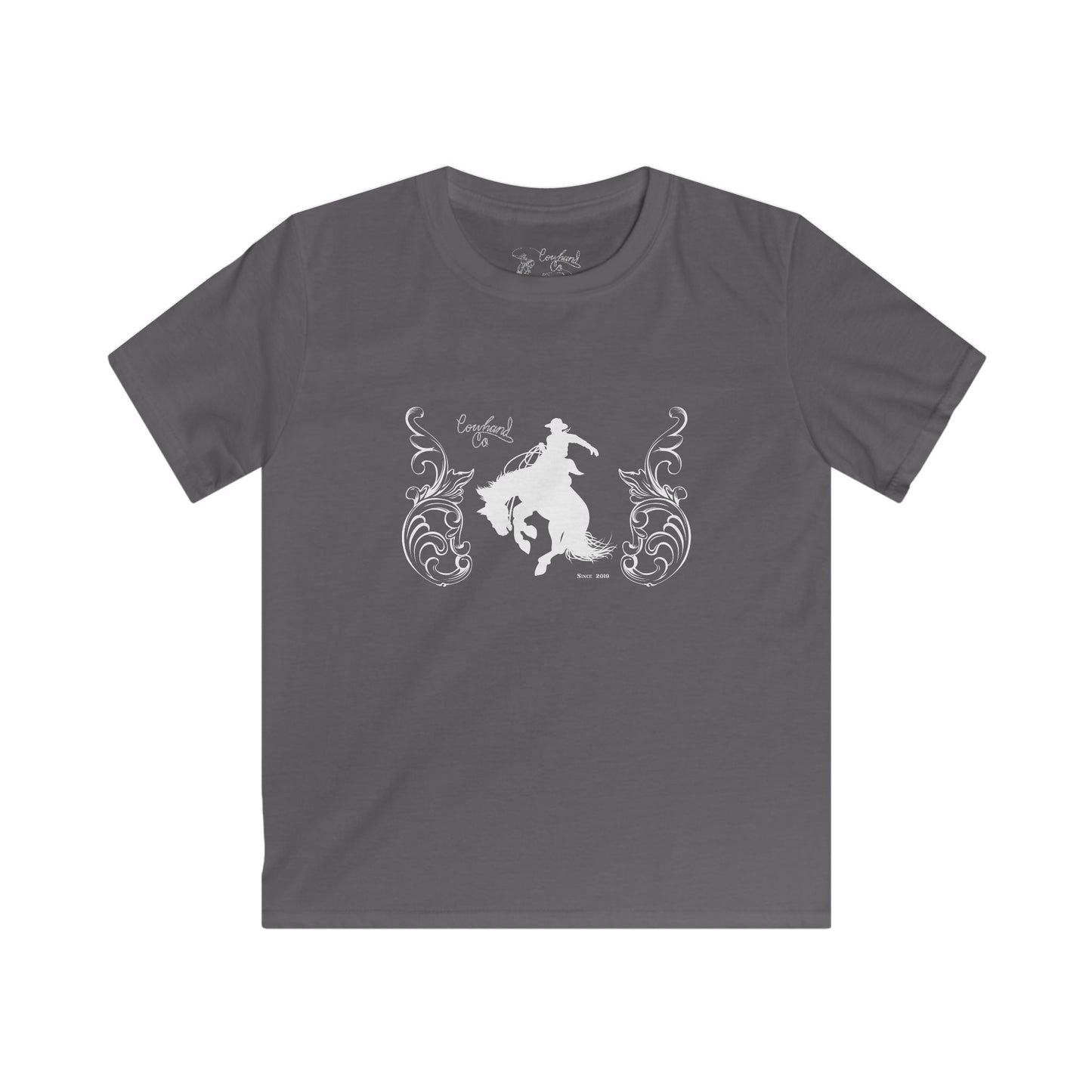 Kids Cowhand Bronc Softstyle Tee