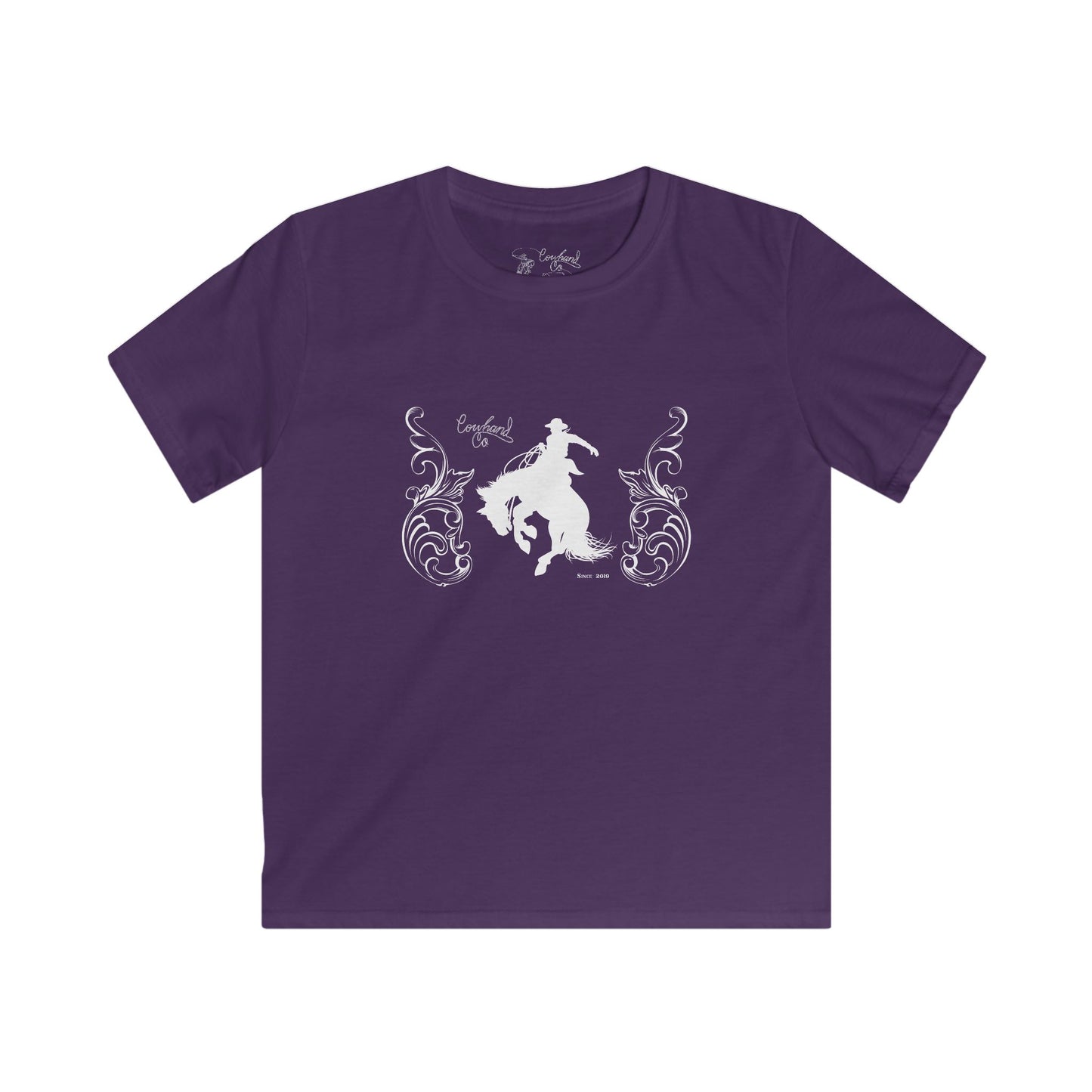 Kids Cowhand Bronc Softstyle Tee