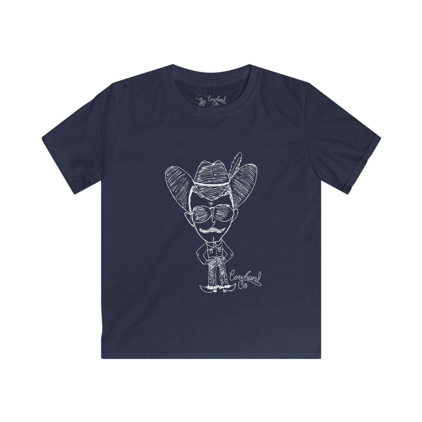 Kids Cowhand Cartoon Softstyle Tee