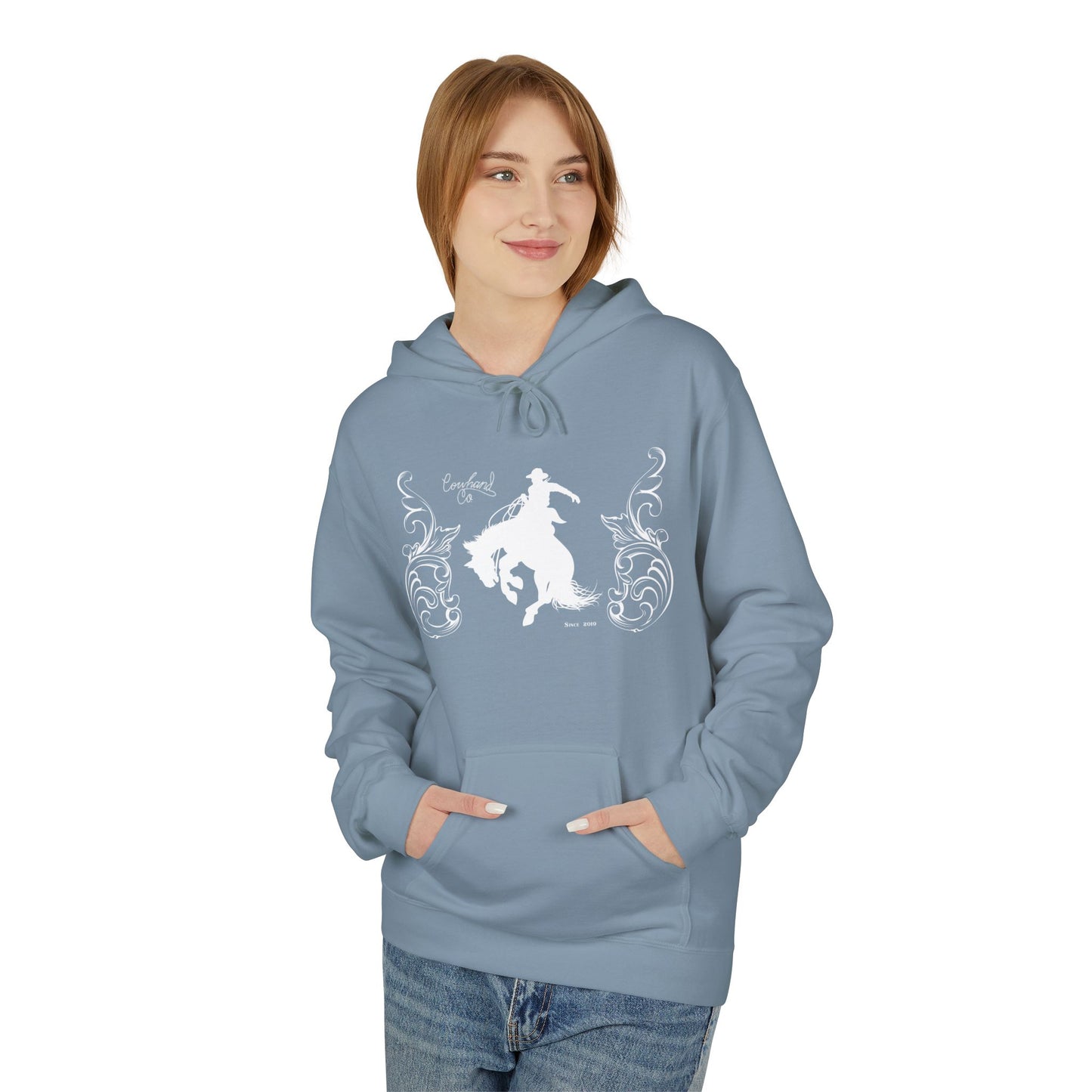 Cowhand Bronc Fleece Hoodie