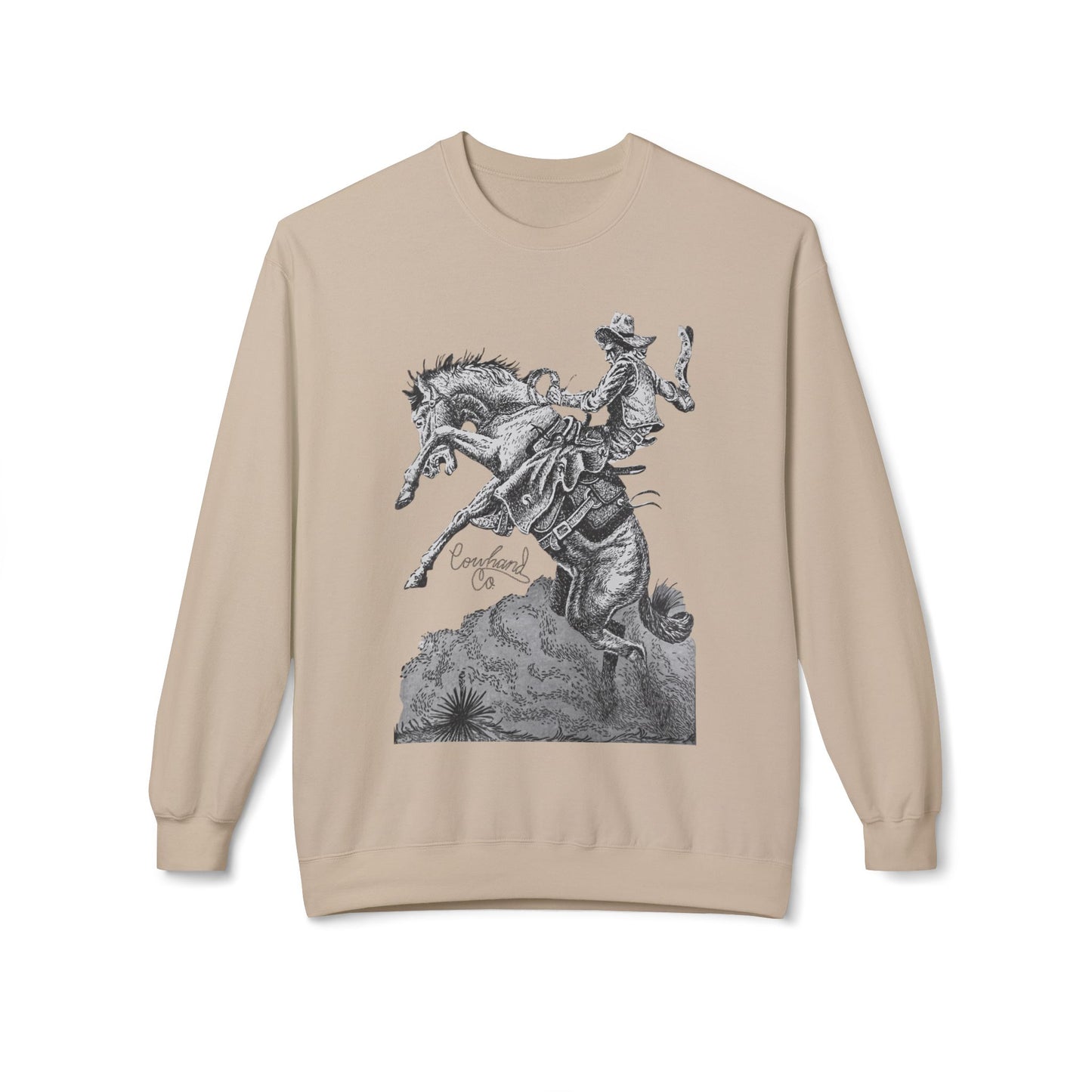 Whip & Spur Cowhand Softstyle Fleece Crewneck Sweatshirt