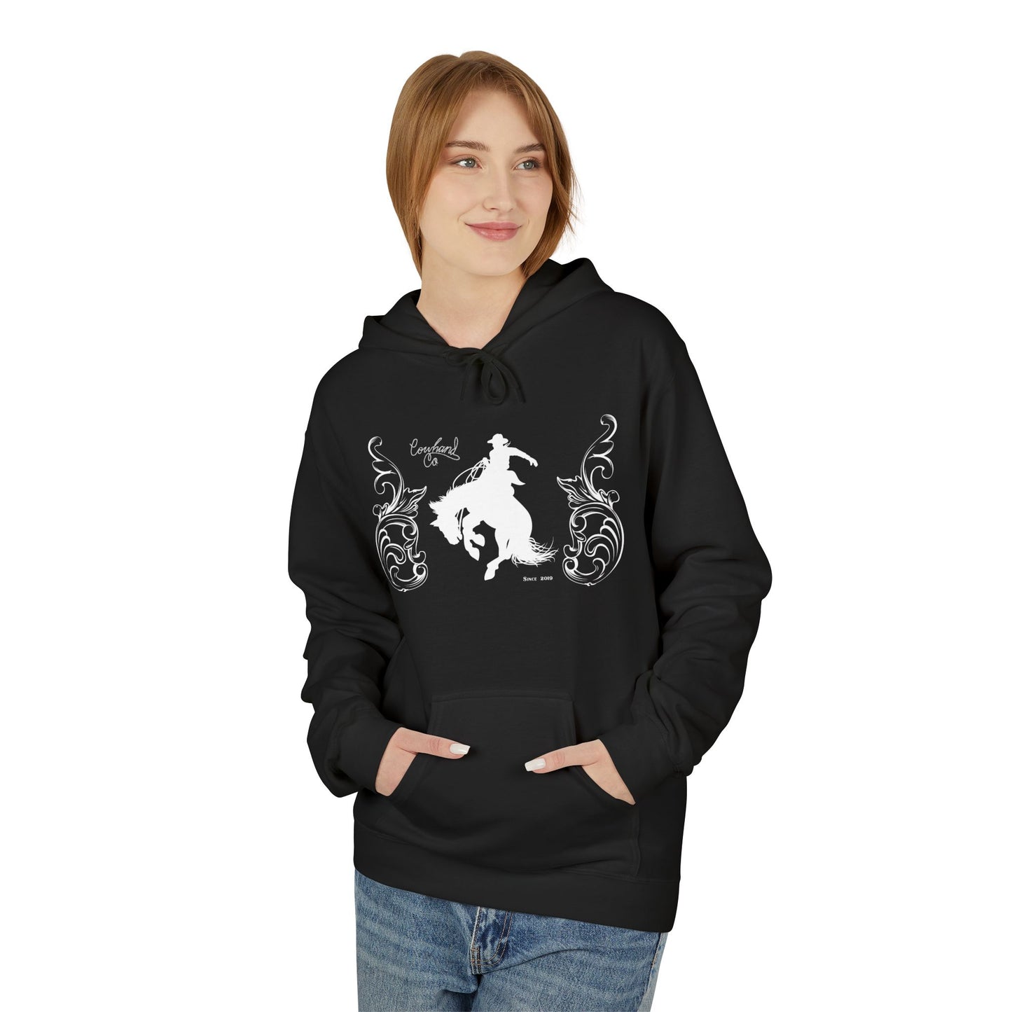 Cowhand Bronc Fleece Hoodie