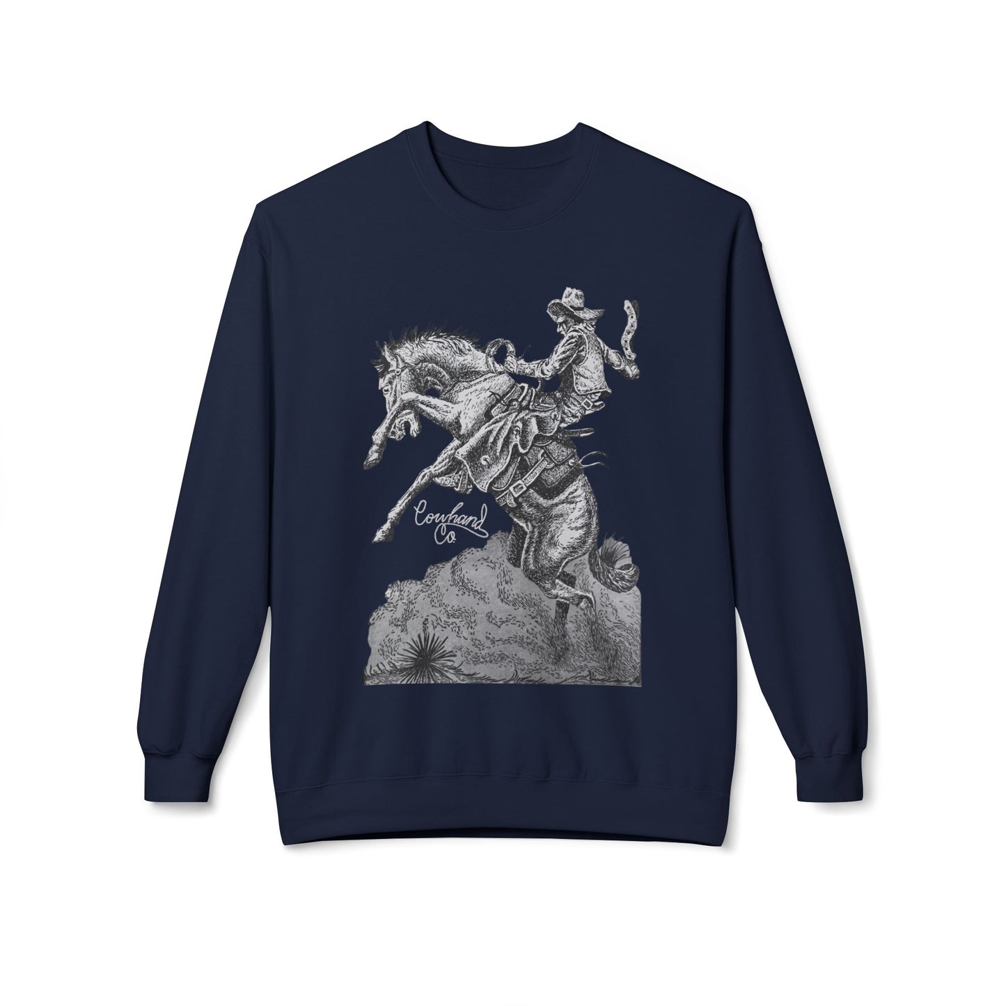 Whip & Spur Cowhand Softstyle Fleece Crewneck Sweatshirt
