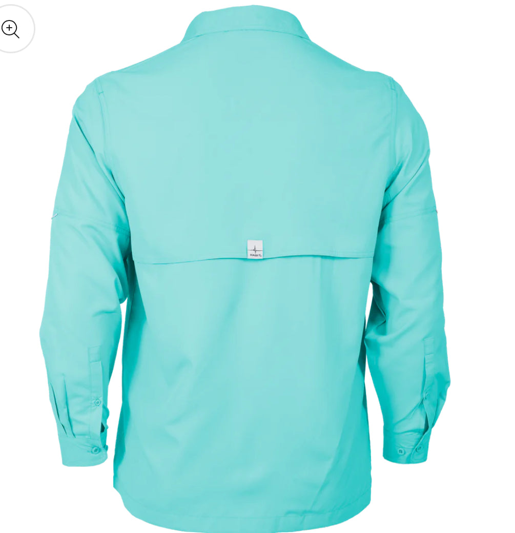 *PRE-ORDER* Habit Outdoors Men's Flushing Bay River Long Sleeve Shirt- Multiple Colors