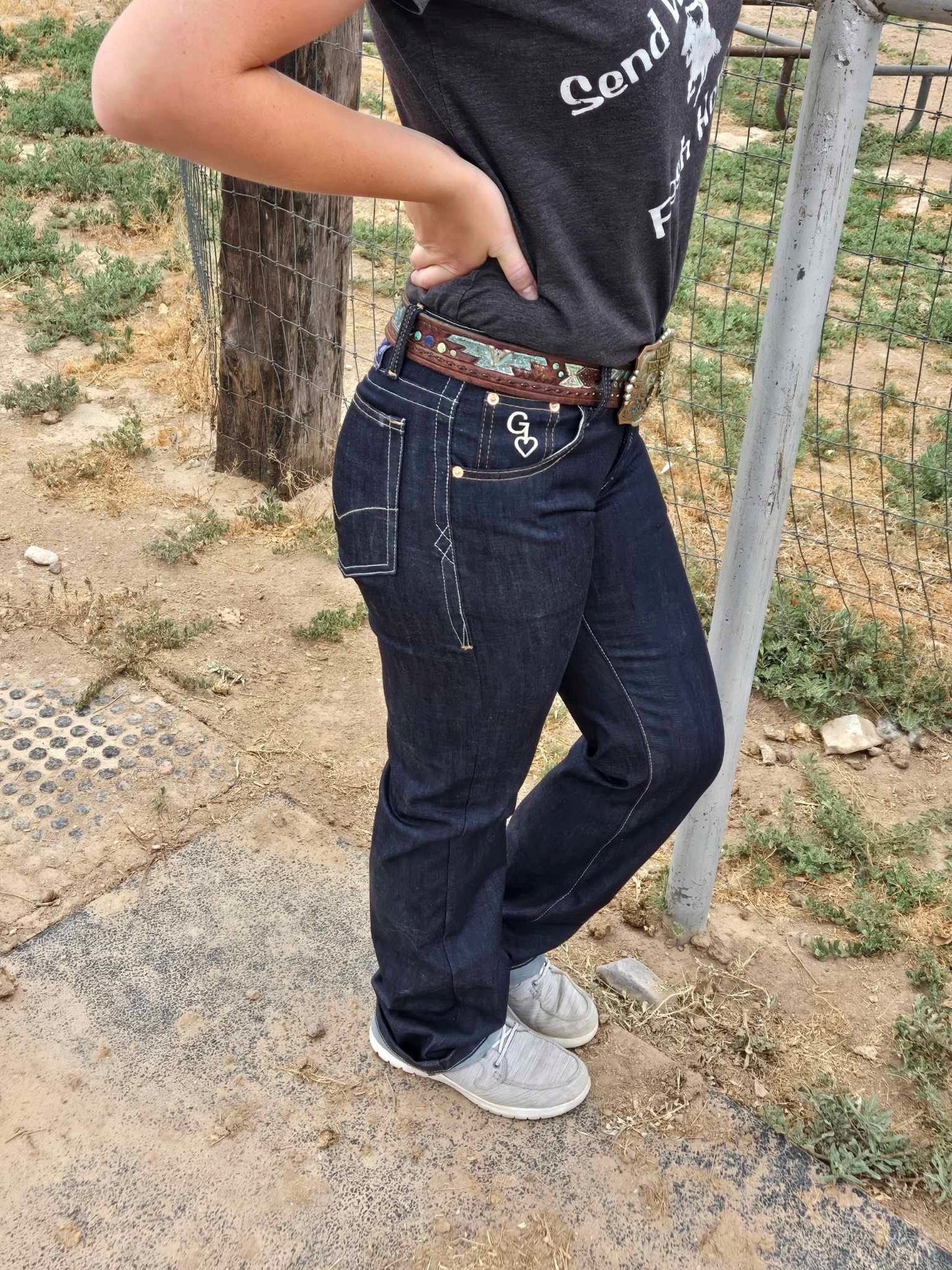 Branded Denim "Gracie" Women's Stretch Bootcut Jeans