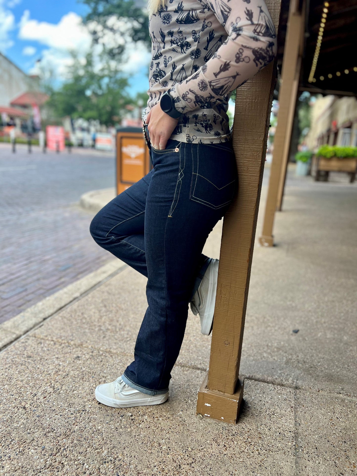 Branded Denim "Gracie" Women's Stretch Bootcut Jeans