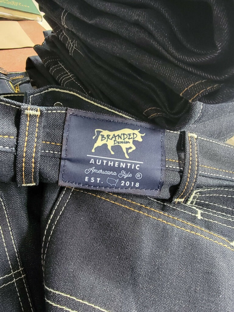 Branded Denim "John" Classic Raw Denim Jeans