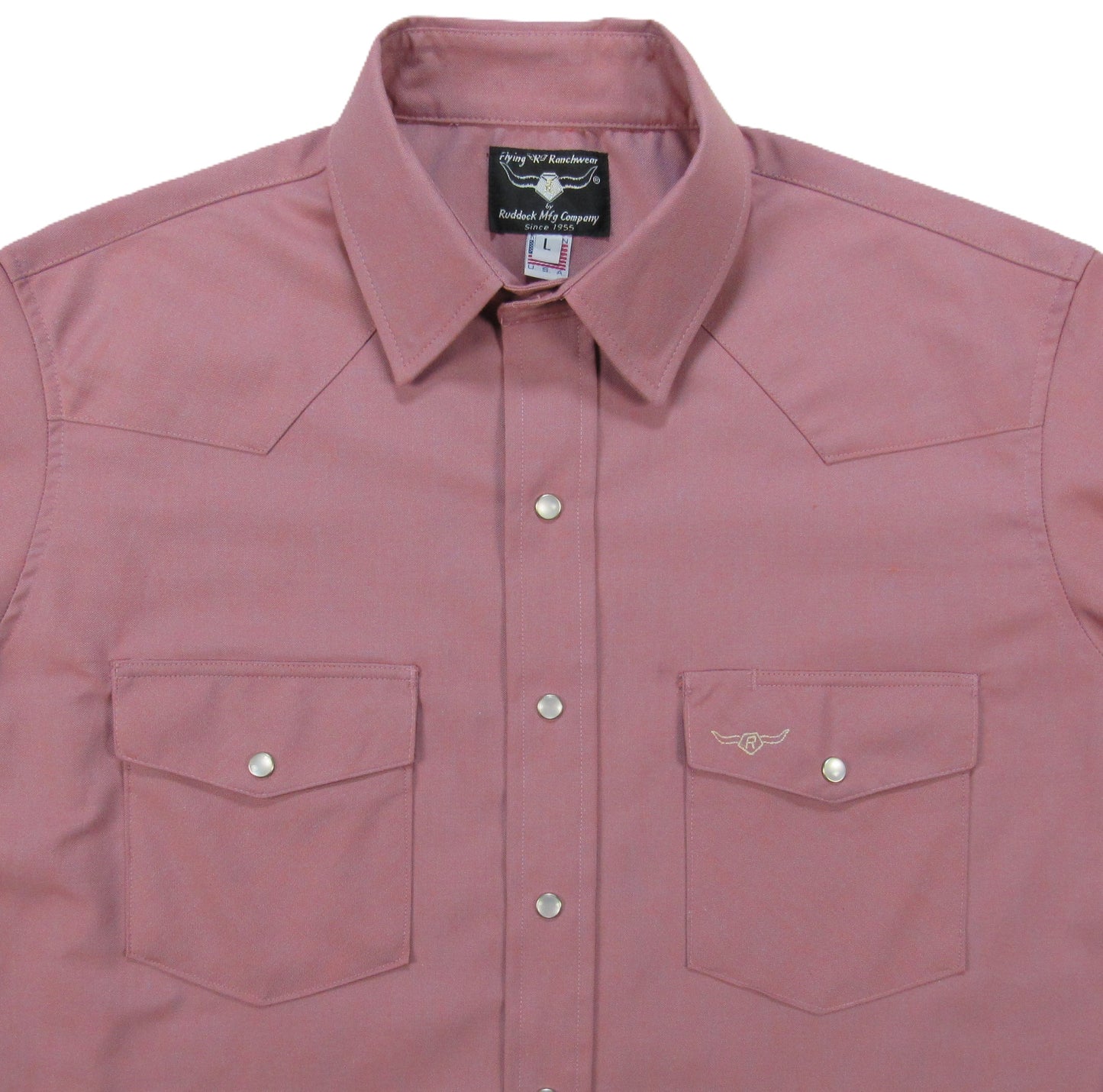 Flying R Ranchwear - Primo Solids - Dusty Mauve - Long Sleeve