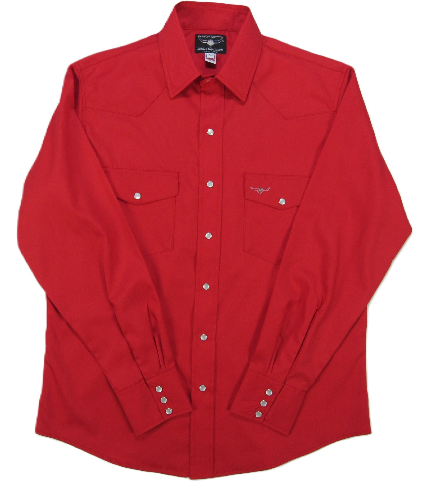 Flying R Ranchwear - Primo Solids - Patriot Red - Long Sleeve