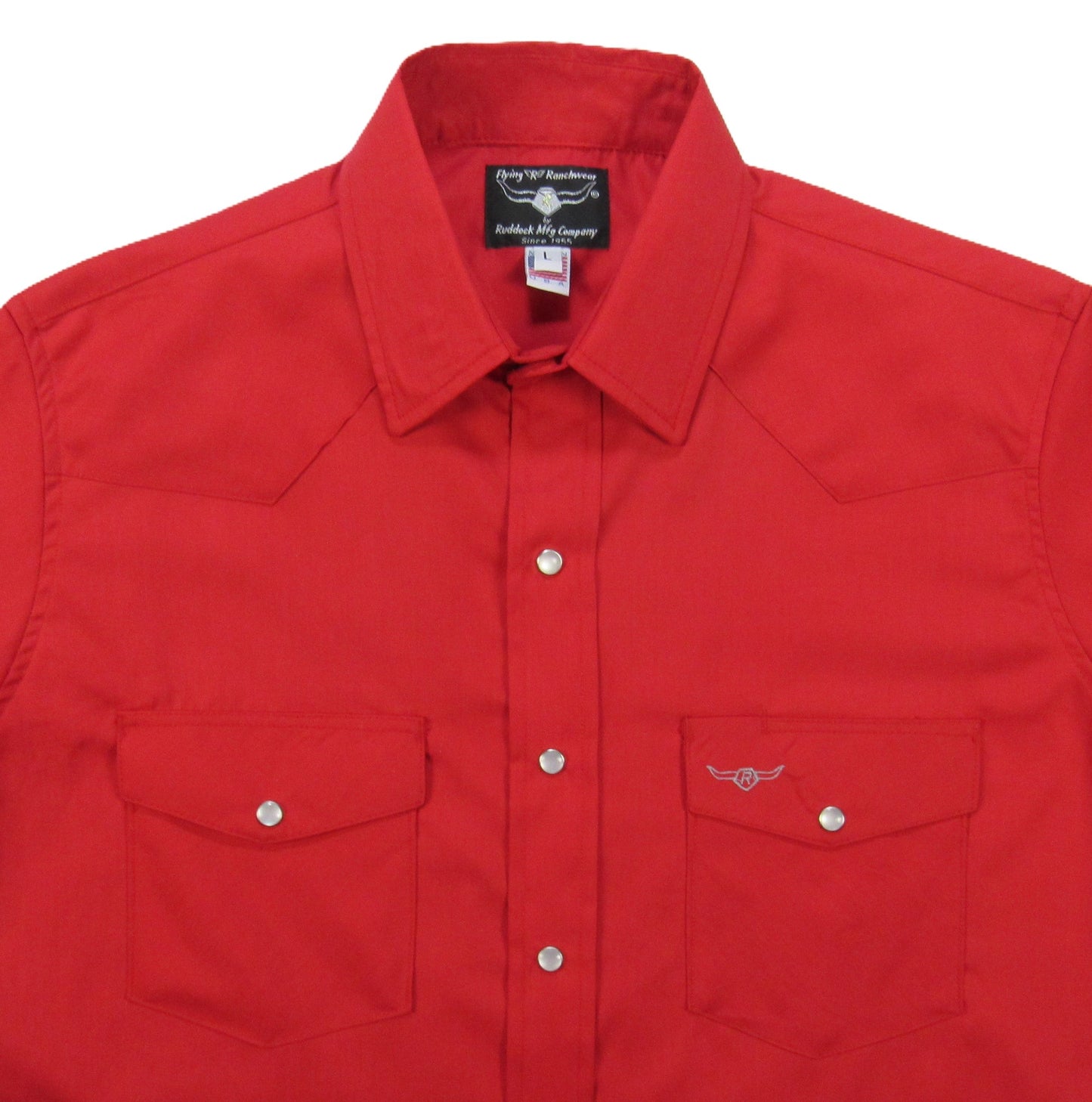 Flying R Ranchwear - Primo Solids - Patriot Red - Long Sleeve