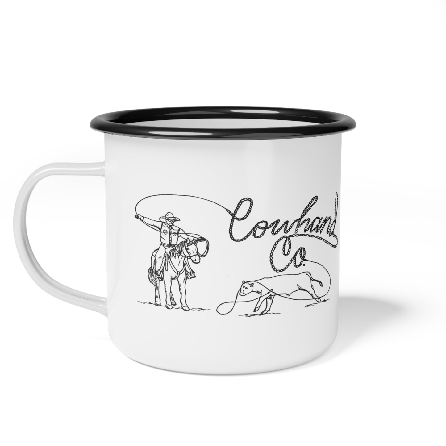 Cowhand Co. Enamel Camp Cup