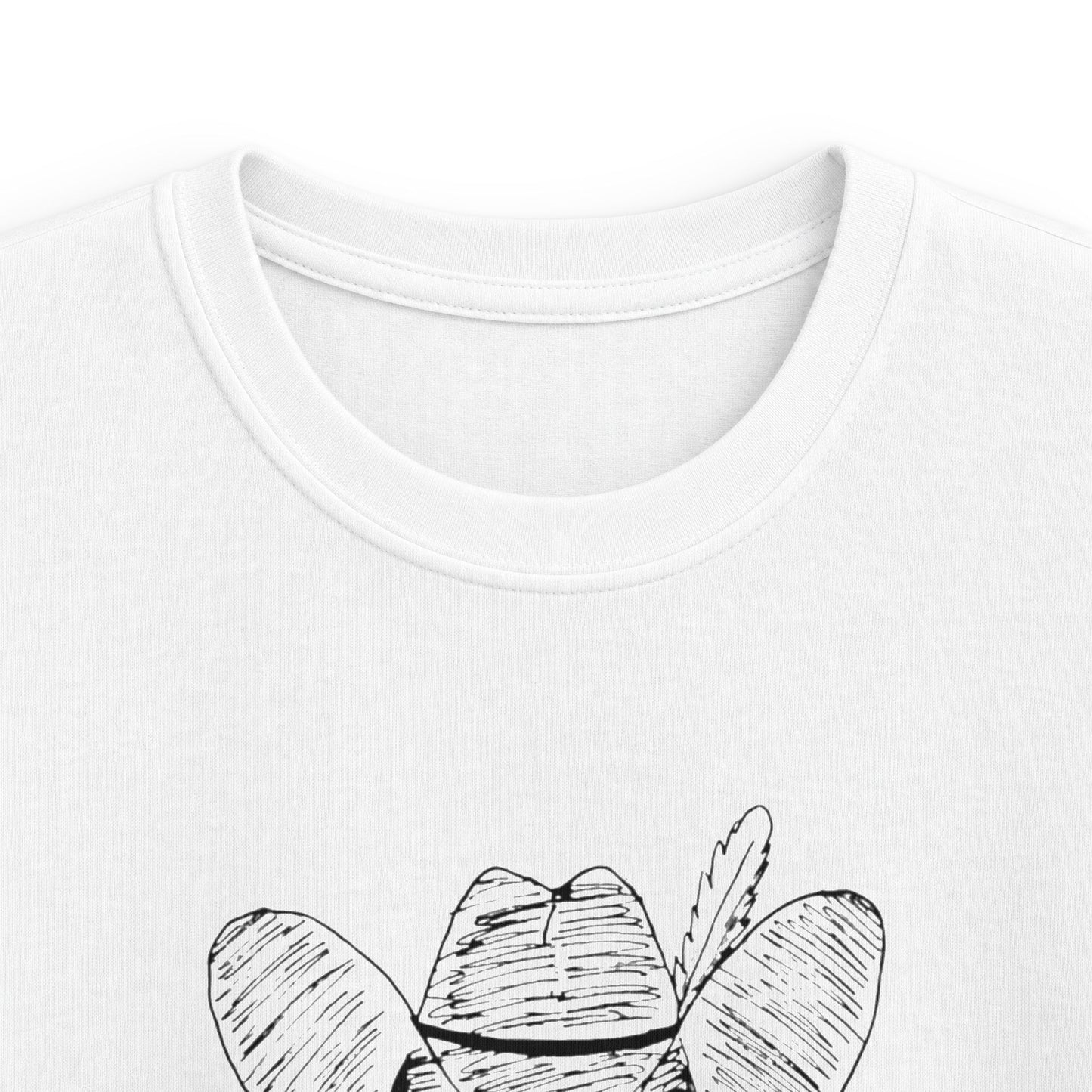 Kids Tee — Hand-Drawn Cowboy Sketch Graphic