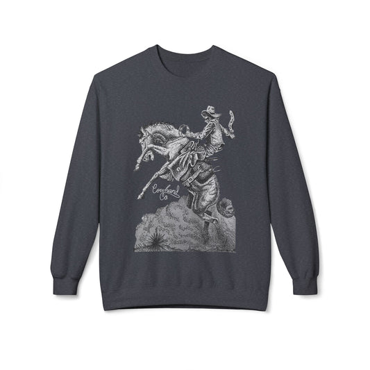 Whip & Spur Cowhand Softstyle Fleece Crewneck Sweatshirt