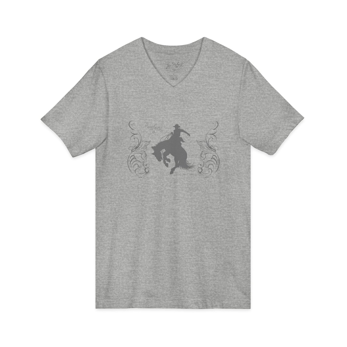 Unisex Jersey Short Sleeve V-Neck Tee