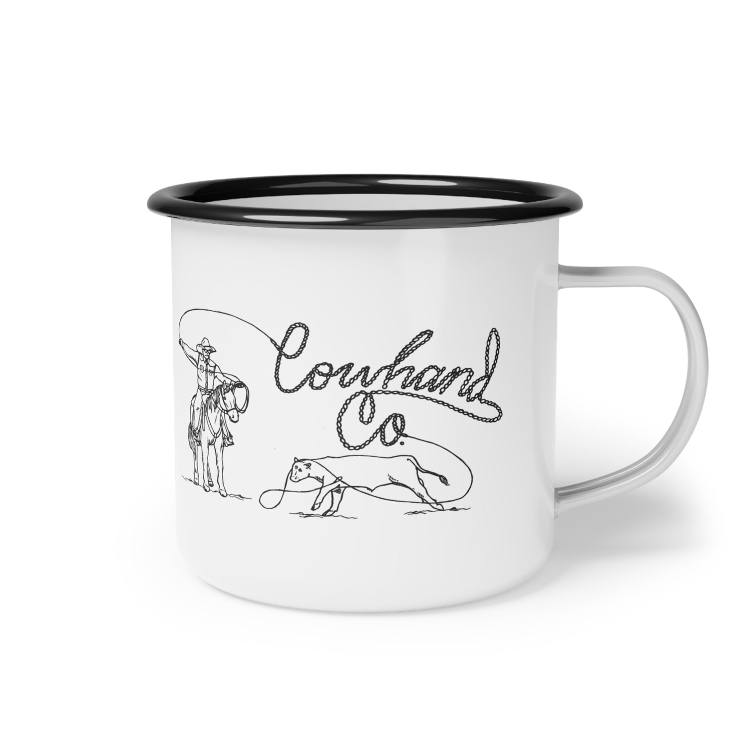 Cowhand Co. Enamel Camp Cup