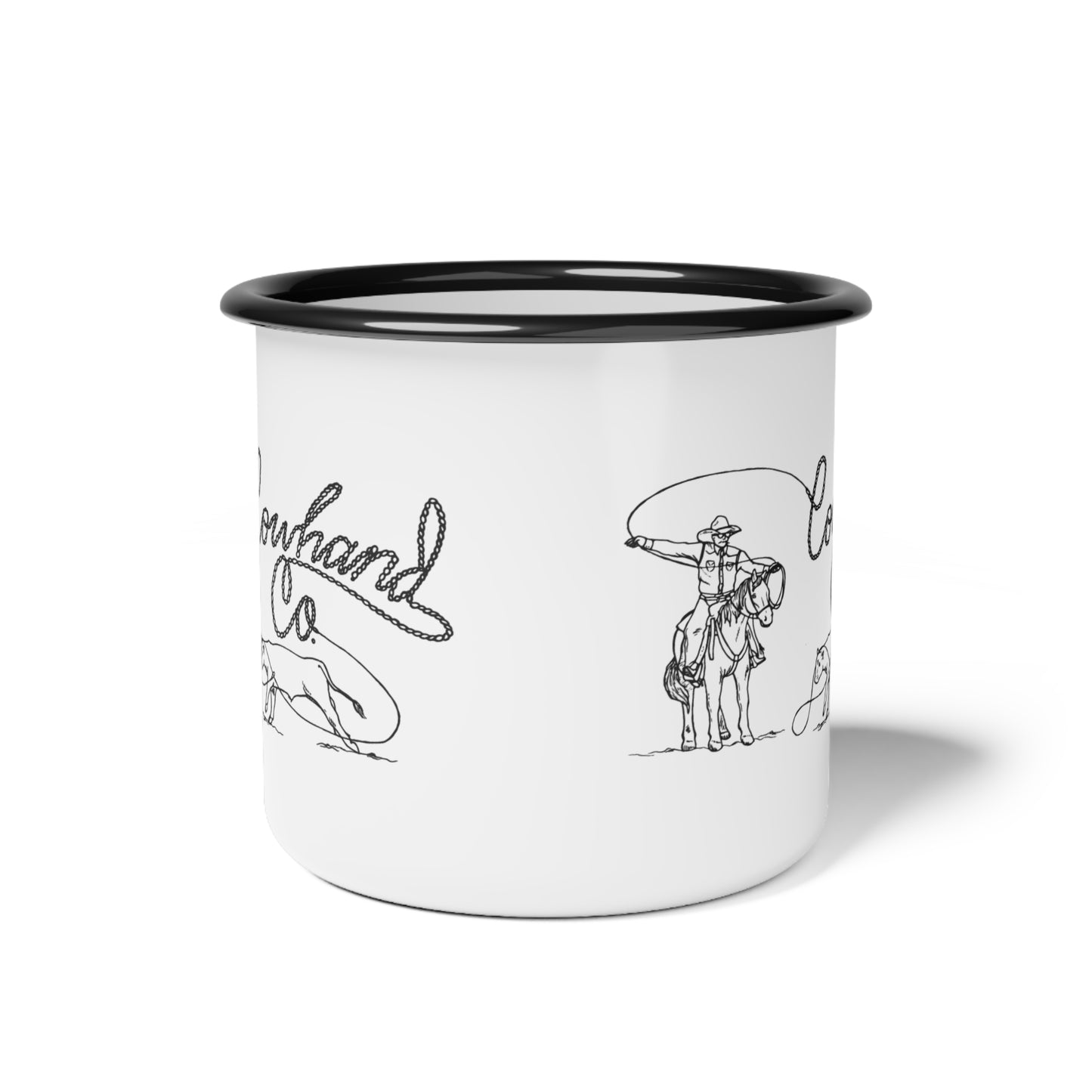 Cowhand Co. Enamel Camp Cup