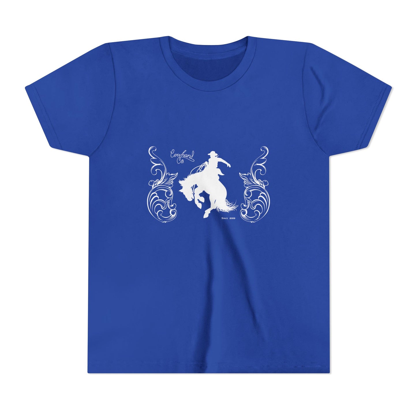 Youth Rodeo T‑Shirt – 'Cowgirl' Silhouette Graphic Tee