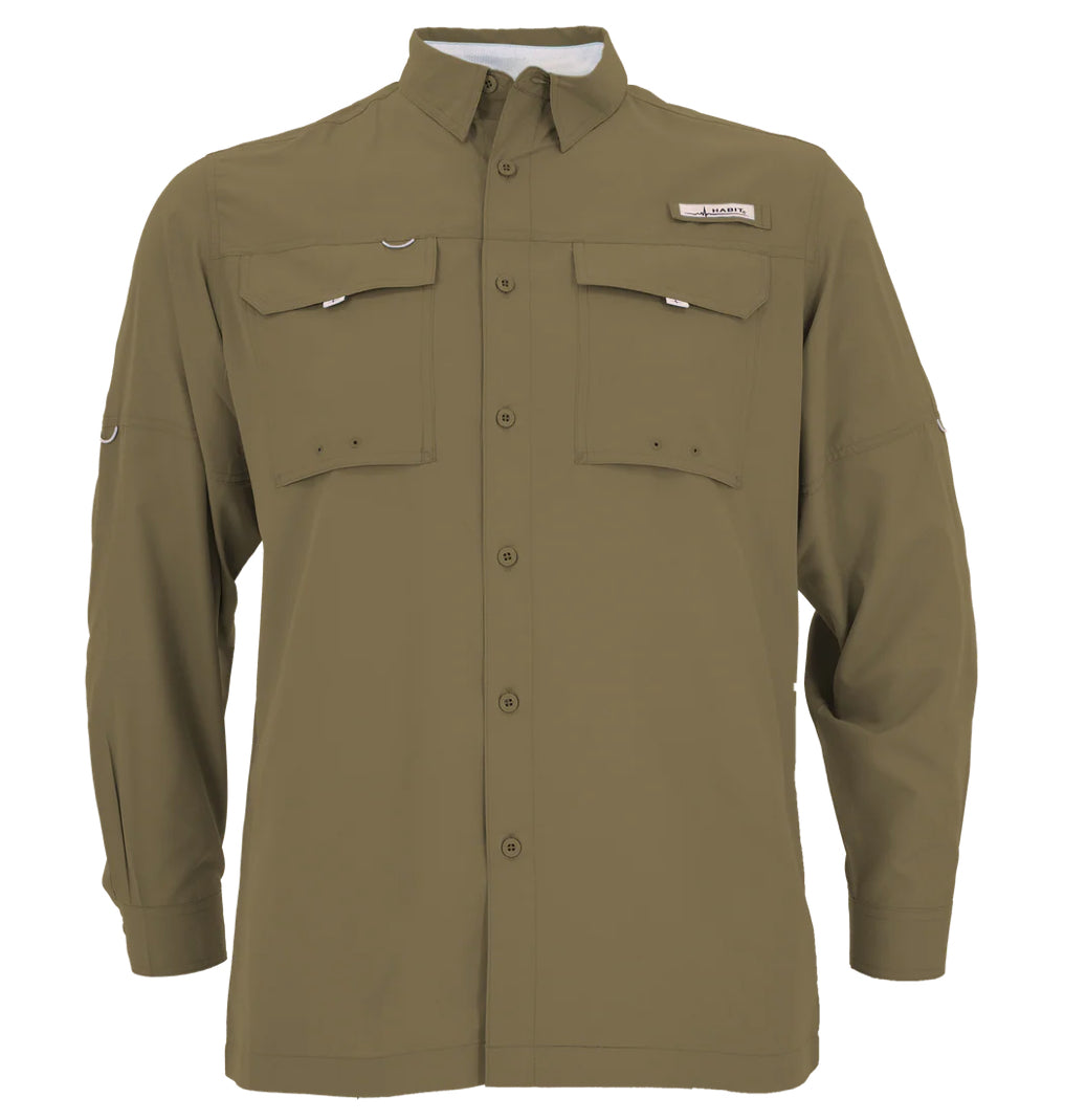 Habit Outdoors Long Sleeve Button Up Shirt