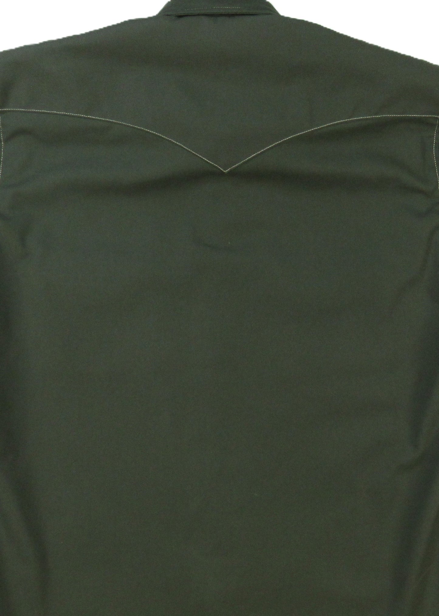 Flying R Ranchwear - Rigid Canvas Chore Shirt - Hunter Green - Long Sleeve - Snaps