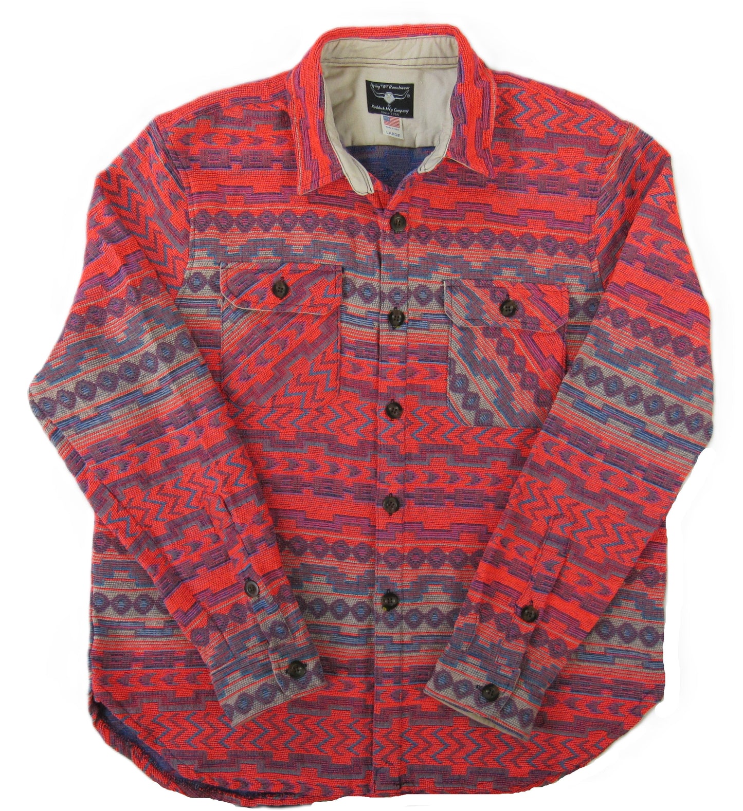 Flying R Ranchwear - Outer Shirt - Bright Southwest - Jacquard