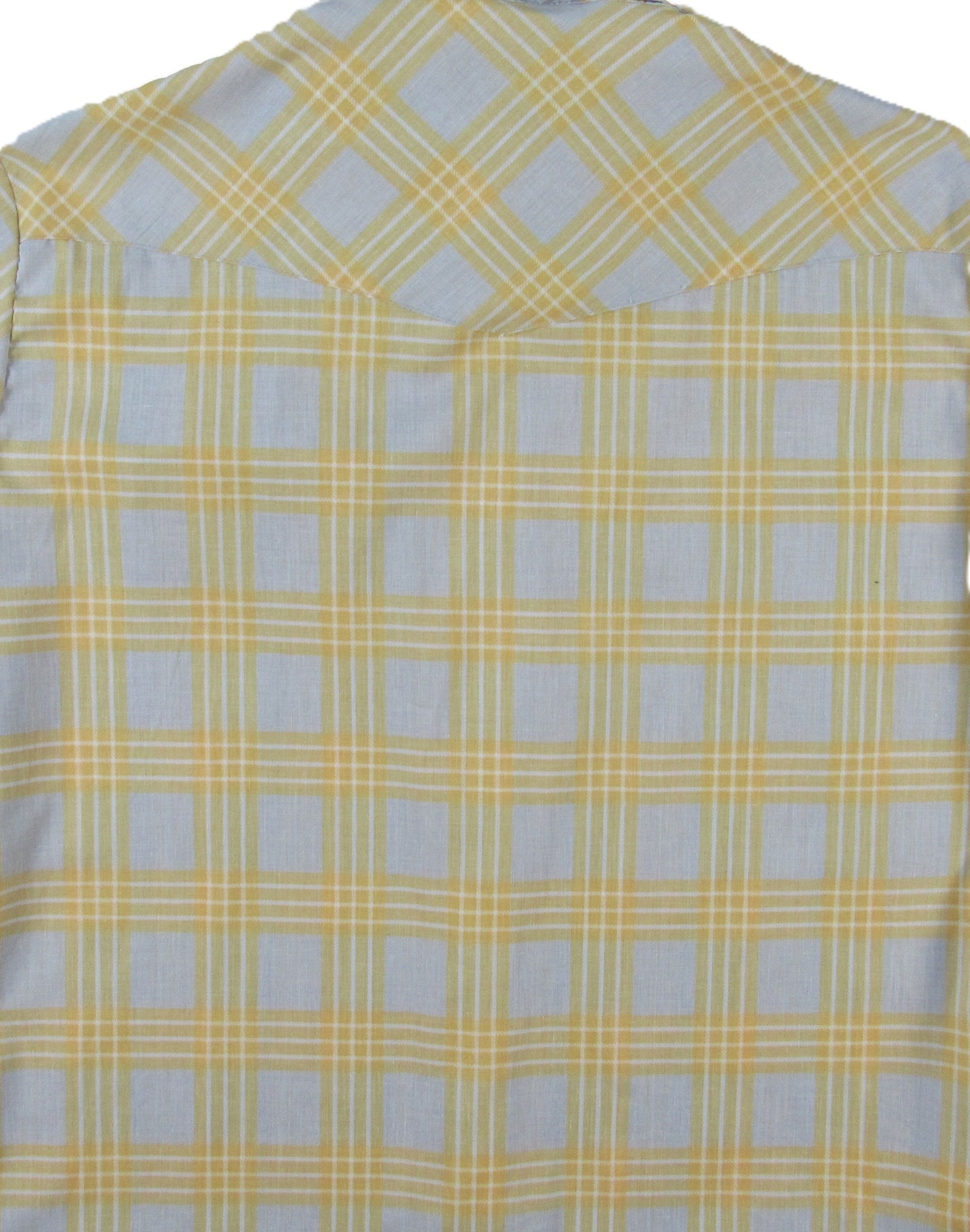 Flying R Ranchwear - Feather Plaids - Gray & Yellow - Long Sleeve - NEW FIT