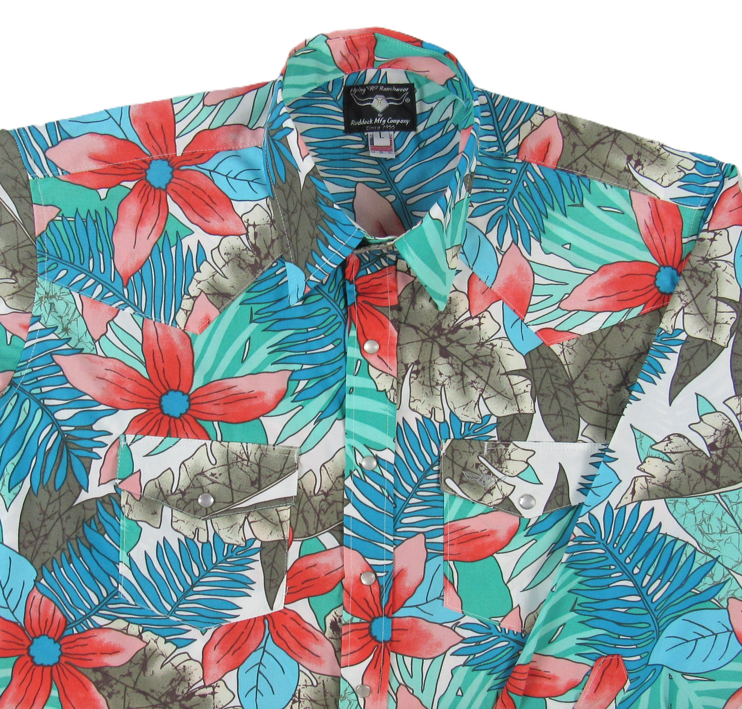 Flying R Ranchwear - Cantina Collection - Floral - Long Sleeve - Classic Fit