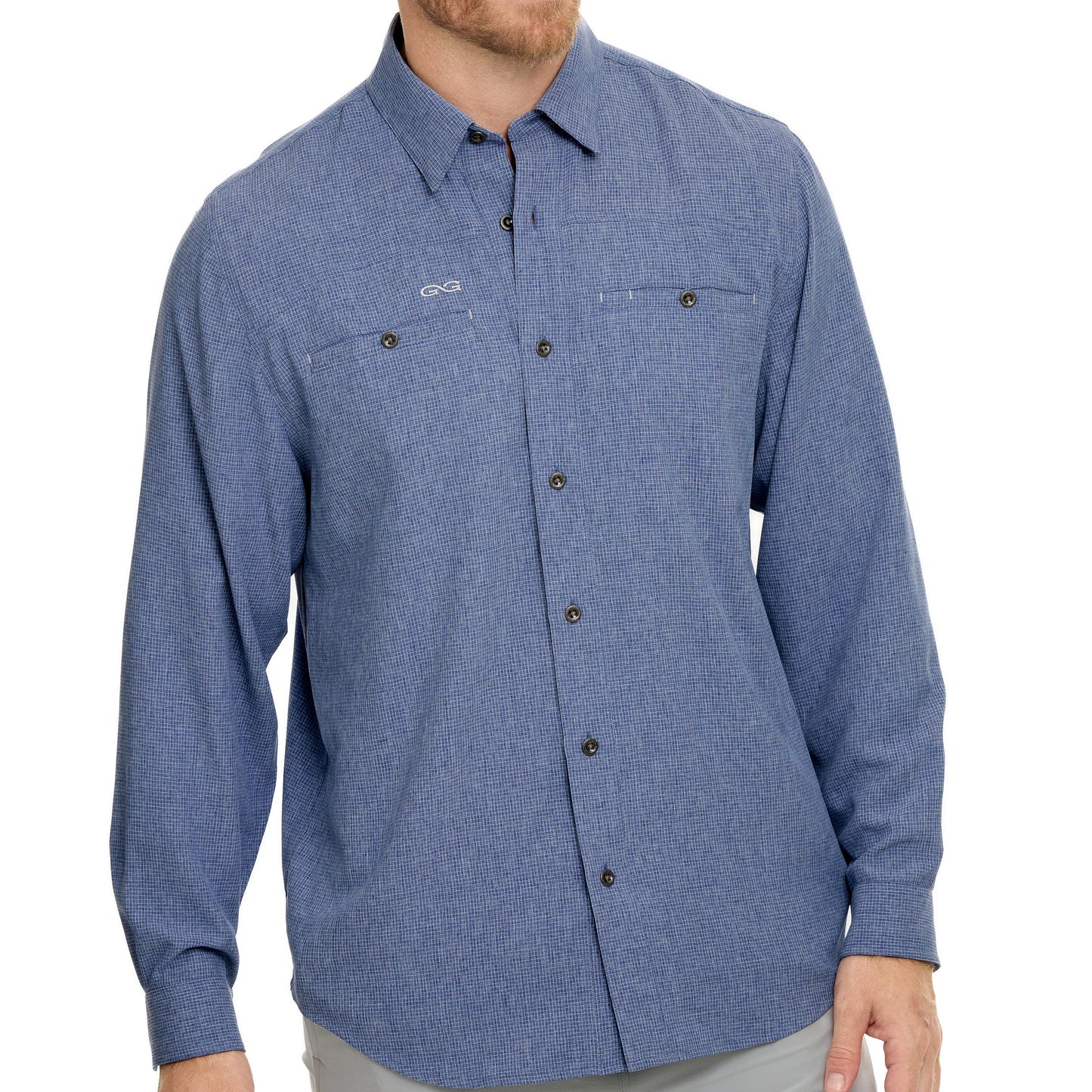 Indigo Maverick Shirt | Long Sleeve