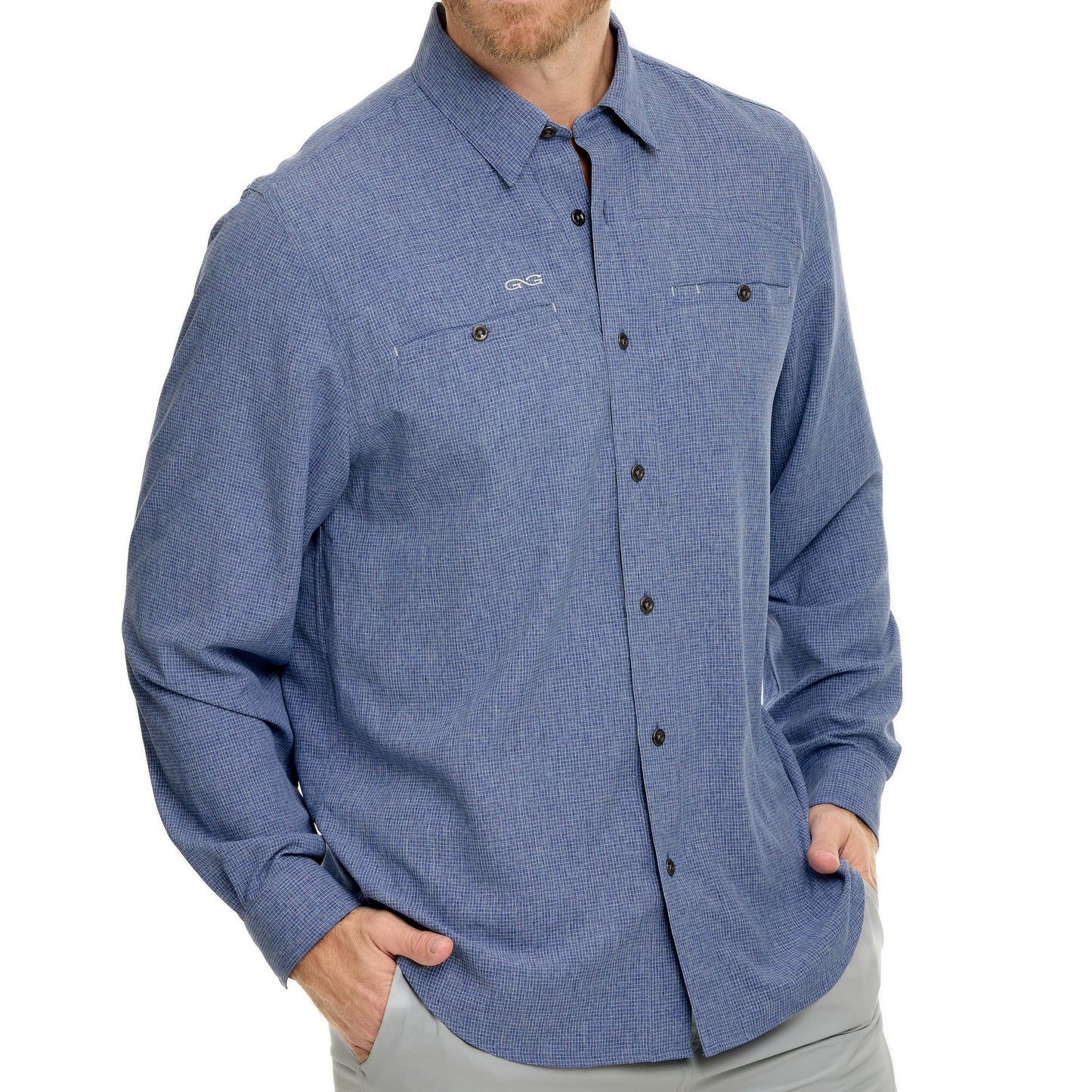 Indigo Maverick Shirt | Long Sleeve