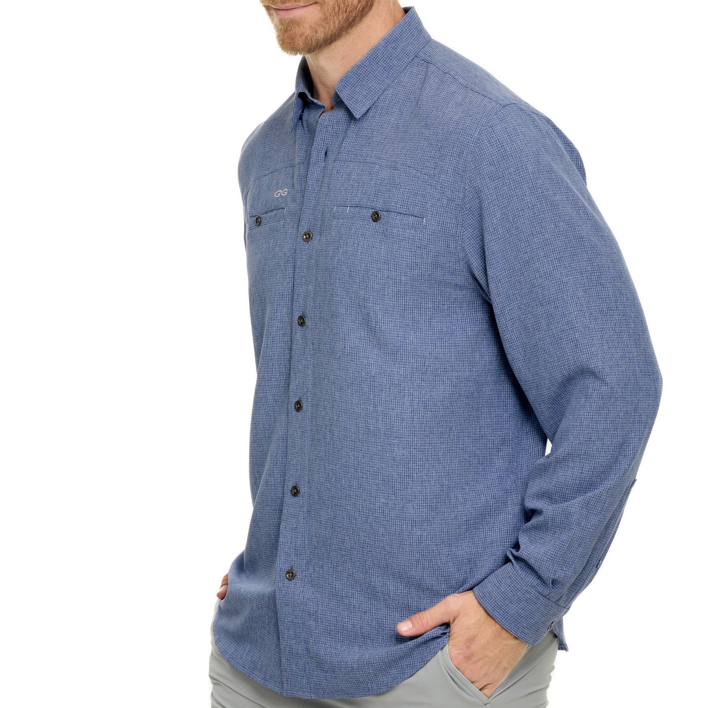 Indigo Maverick Shirt | Long Sleeve