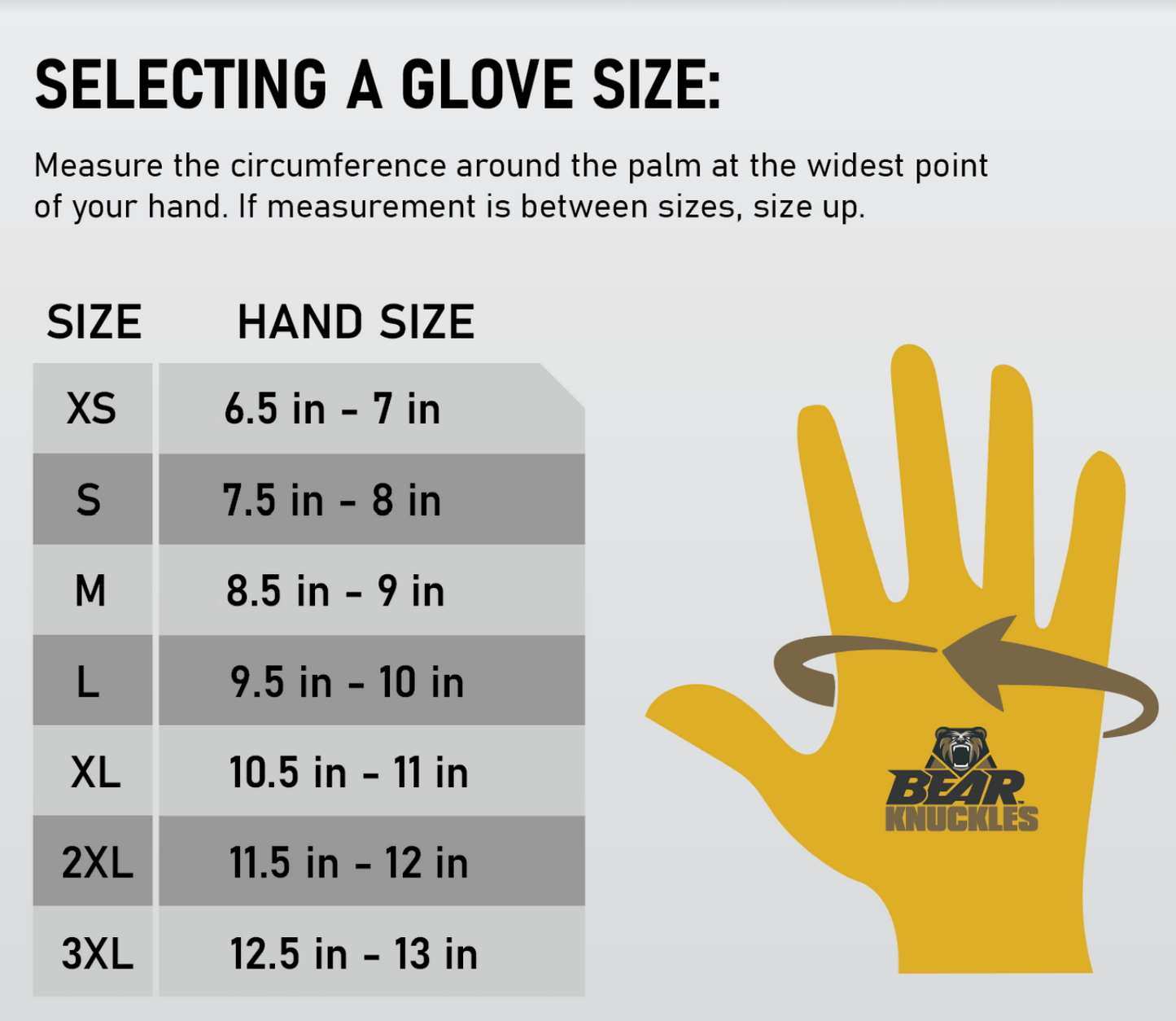 Bear Knuckles Regular Duty Work Gloves